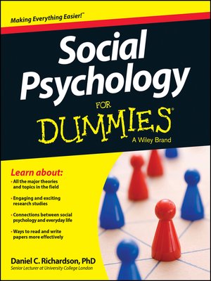 cover image of Social Psychology For Dummies